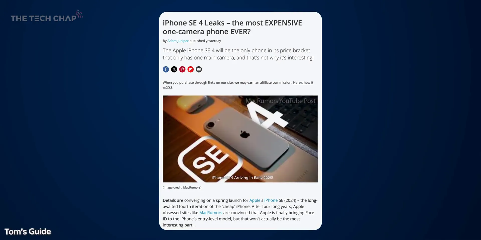 תמונת אייפון SE4 חדש